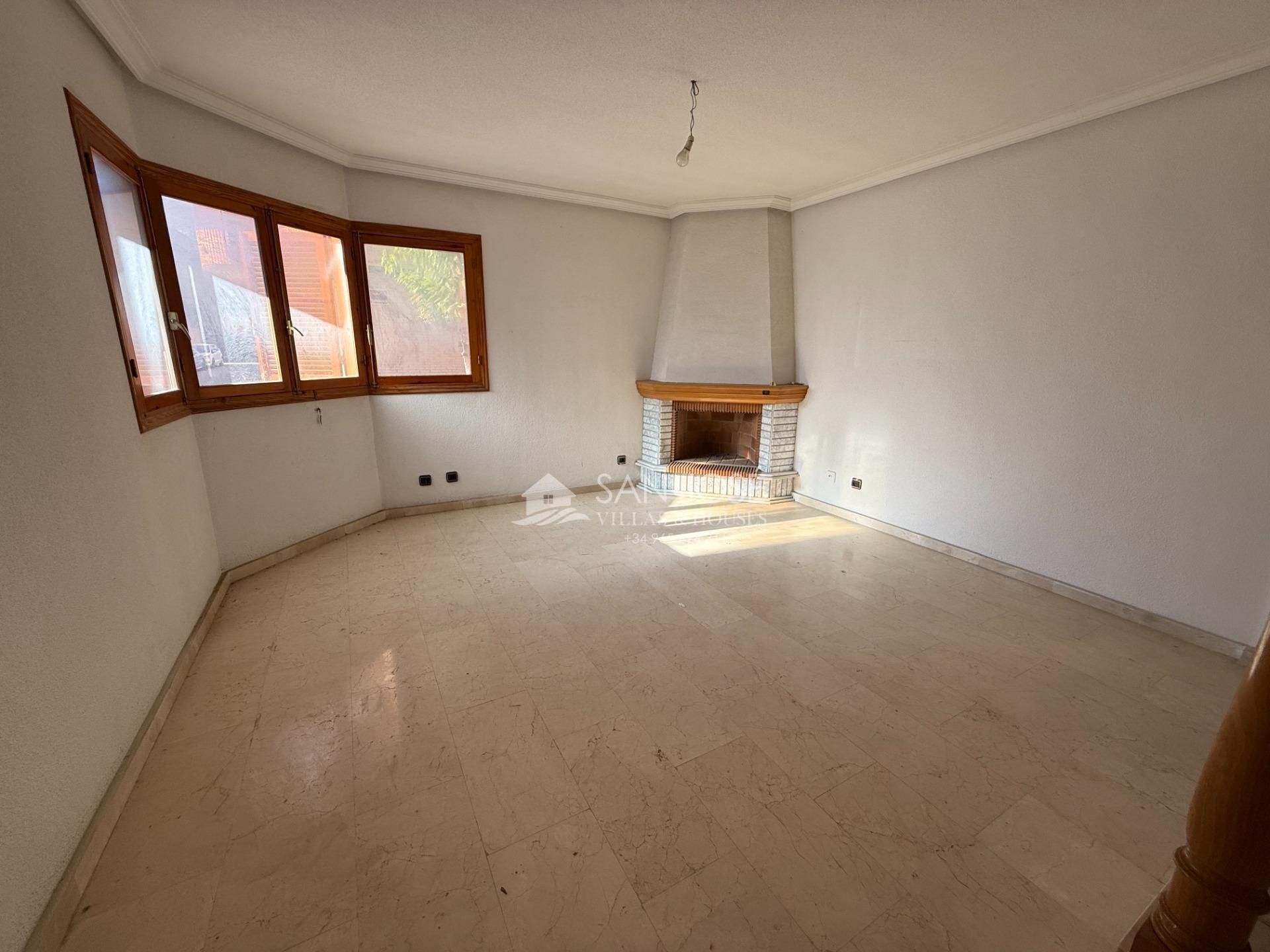 Sala d'estar de Casa adosada en venda en Aspe amb Terrassa i Traster