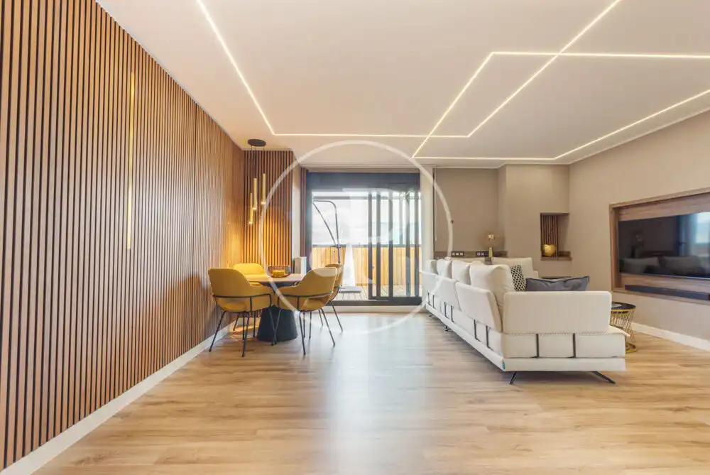 Wohnzimmer von Dachboden zum Verkauf in Sagunto / Sagunt mit Klimaanlage, Heizung und Terrasse