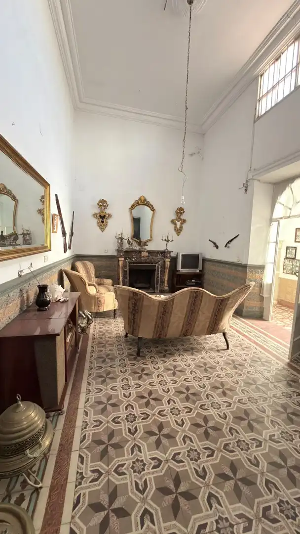 Sala de estar de Casa o chalet en venta en Moguer con Terraza y Balcón