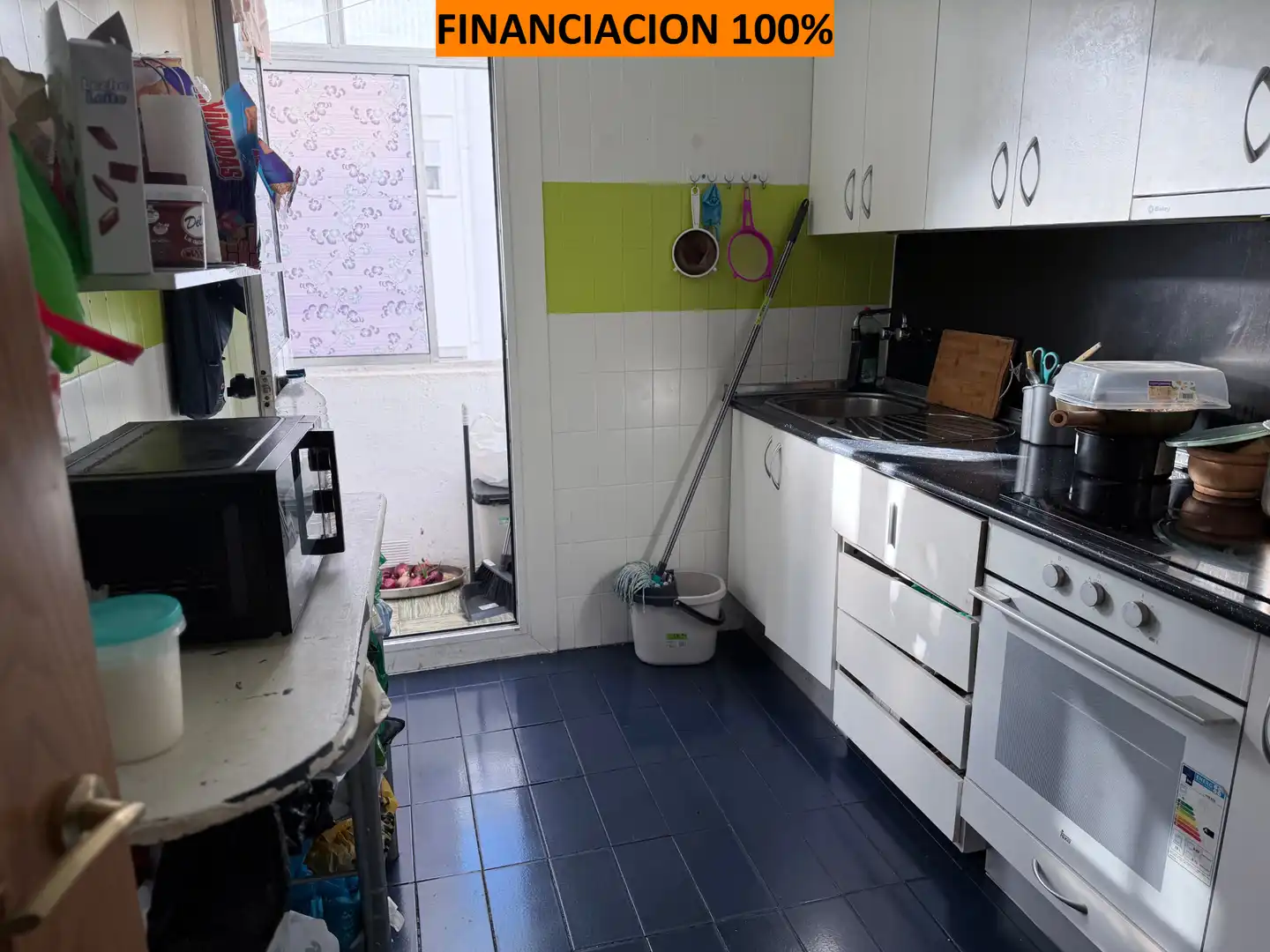 Kitchen of Flat for sale in Zaragoza  with Heating, Terrace and Balcony