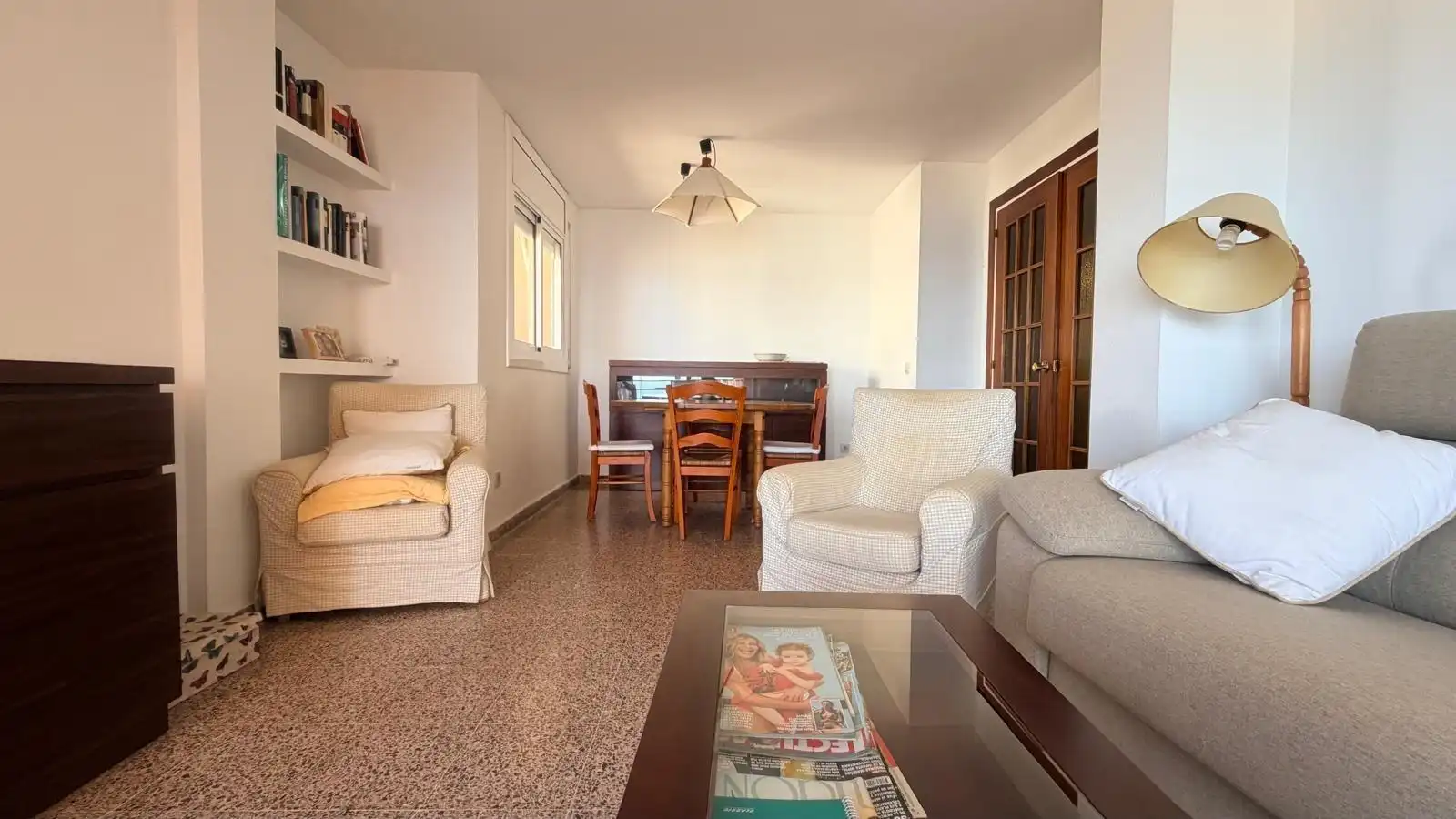 Sala de estar de Piso en venta en Cunit con Jardín privado, Terraza y Trastero