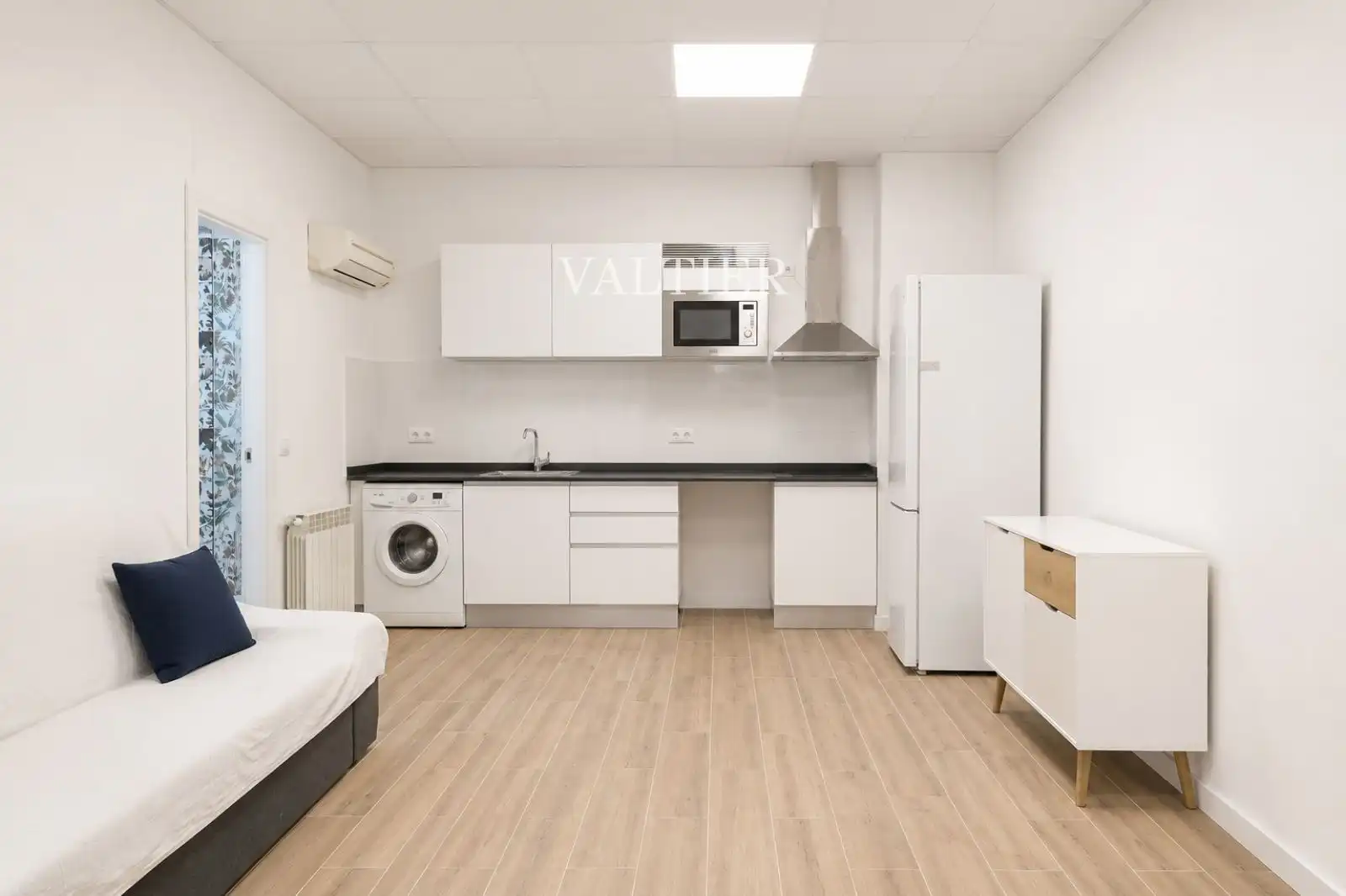 Cocina de Piso de alquiler en Madrid con Aire acondicionado y Amueblado