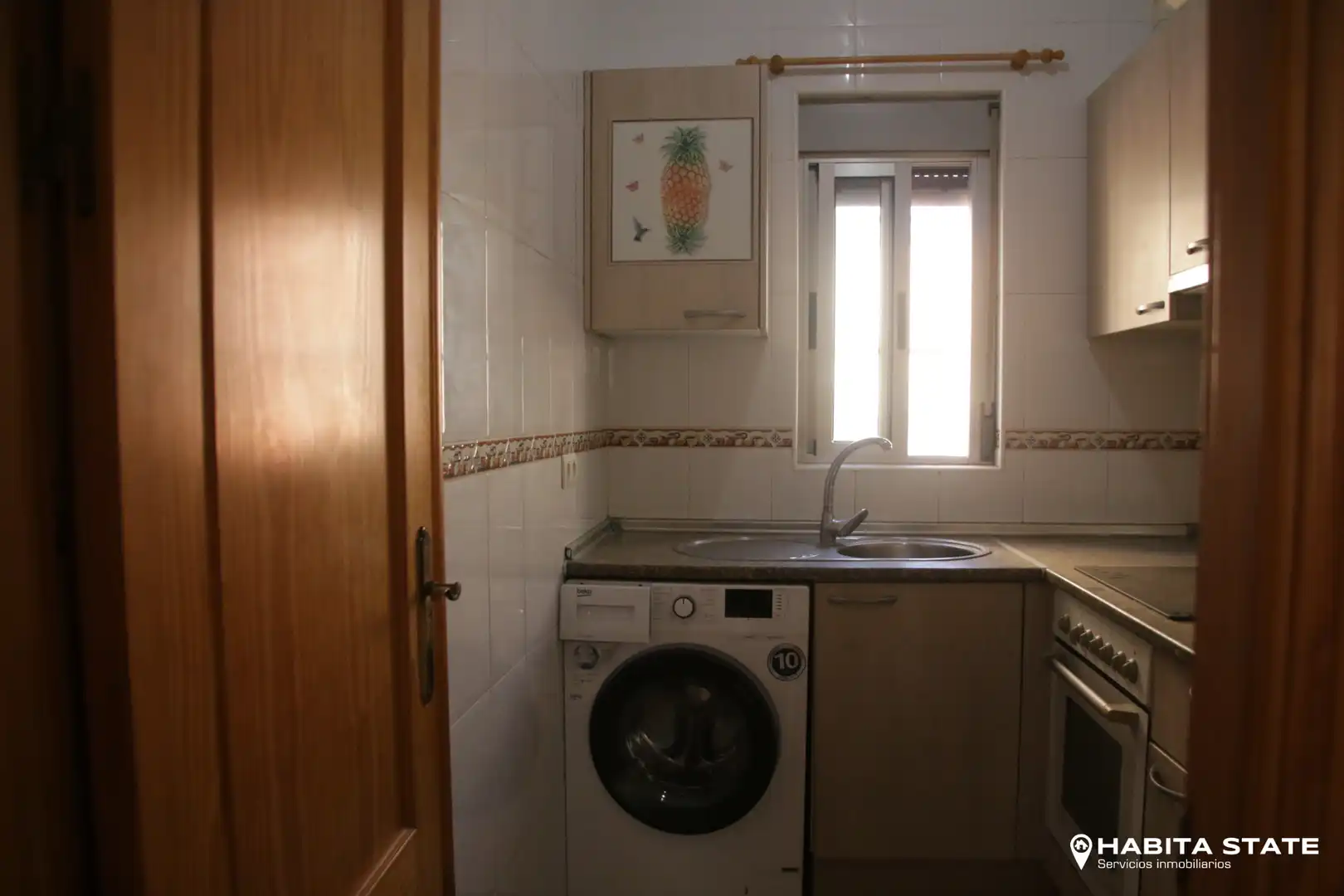 Kitchen of Flat for sale in Almería  with Furnished, Oven and Washing machine