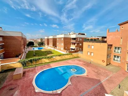 Swimming pool of Attic for sale in Cubelles  with Air Conditioner and Terrace