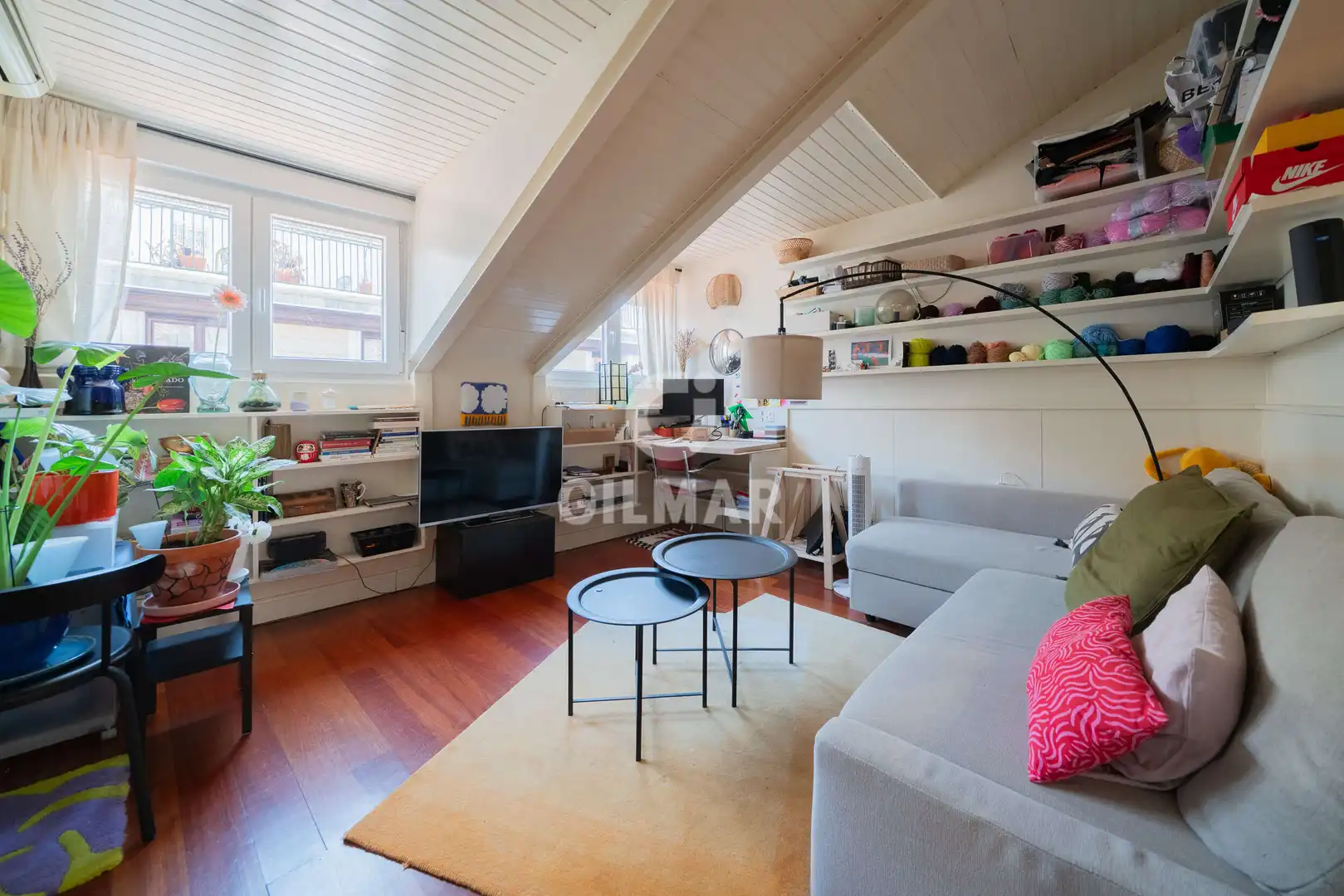Wohnzimmer von Maisonette zum Verkauf in Madrid mit Heizung