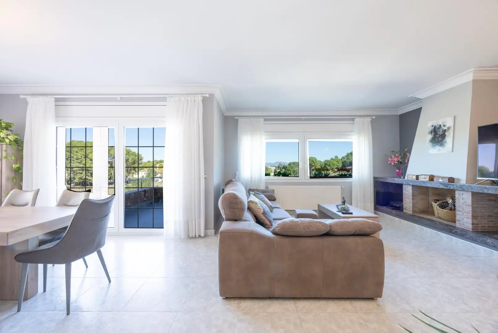 Sala d'estar de Casa o xalet en venda en Eixample Residencial