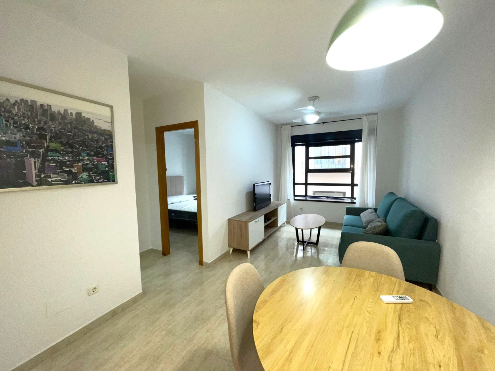 Sala de estar de Piso de alquiler en  Murcia Capital con Amueblado