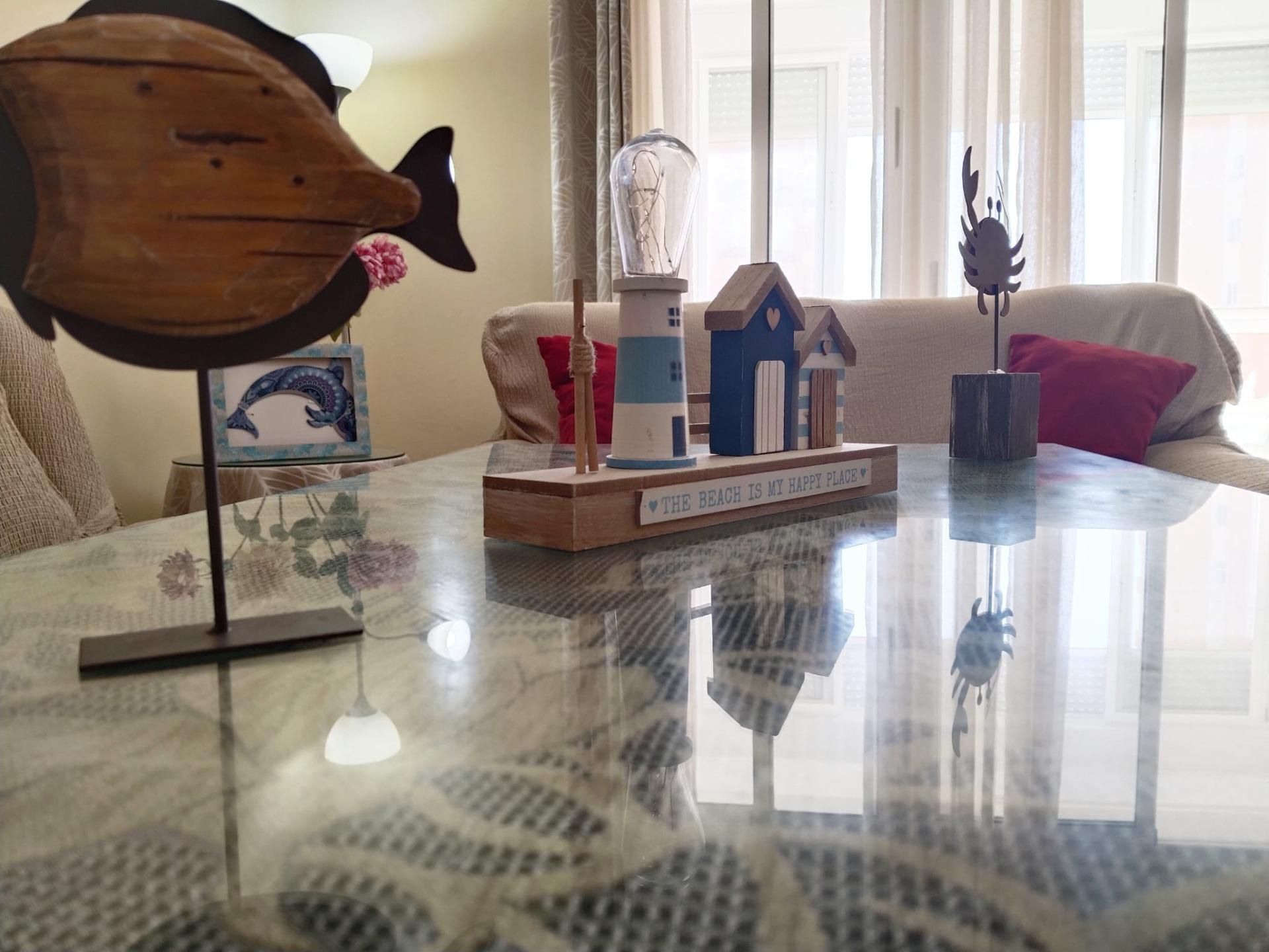 Dining room of Flat for sale in Chipiona  with Air Conditioner, Terrace and Furnished