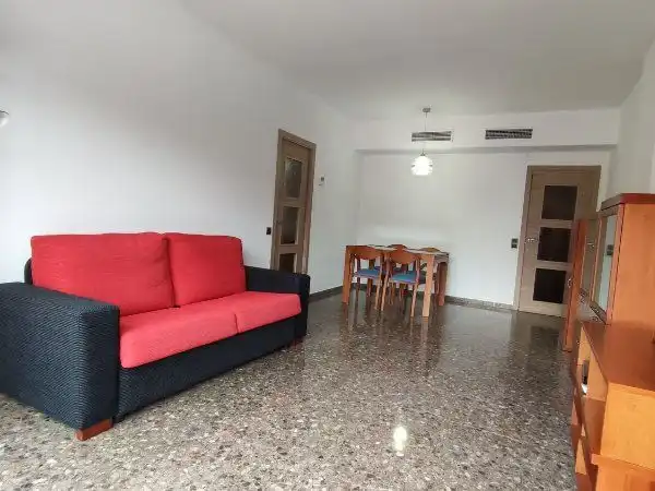 Wohnzimmer von Wohnung zur Miete in Barcelona mit Klimaanlage, Terrasse und Möbliert