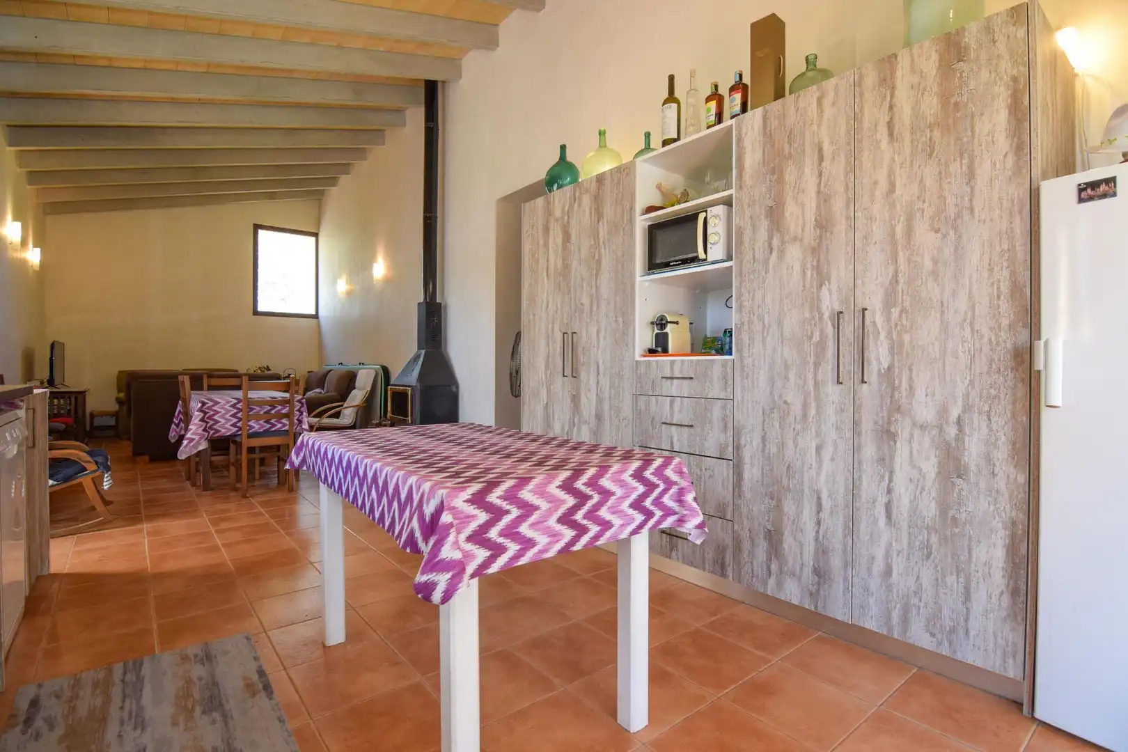 Cocina de Finca rústica de alquiler en Artà con Aire acondicionado, Calefacción y Trastero