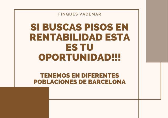 Piso en Venta en Creu de Barberà