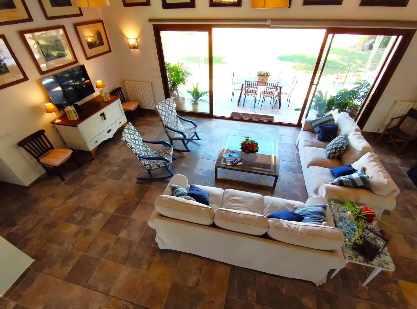 Wohnzimmer von Country house zum Verkauf in Muro mit Klimaanlage, Heizung und Privatgarten