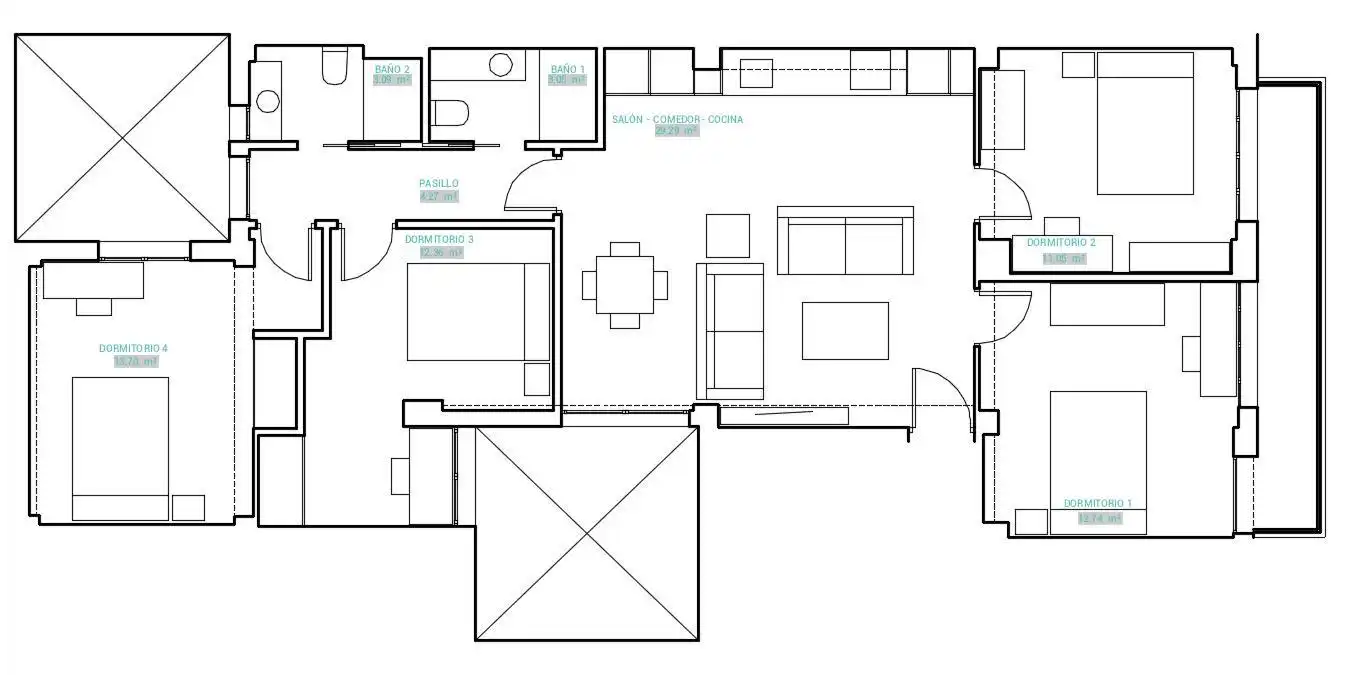 Wohnung zur Miete in Calle Afán de Ribera, 27, Fígares