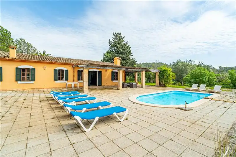 Schwimmbecken von Country house zum Verkauf in Calvià mit Heizung, Privatgarten und Terrasse