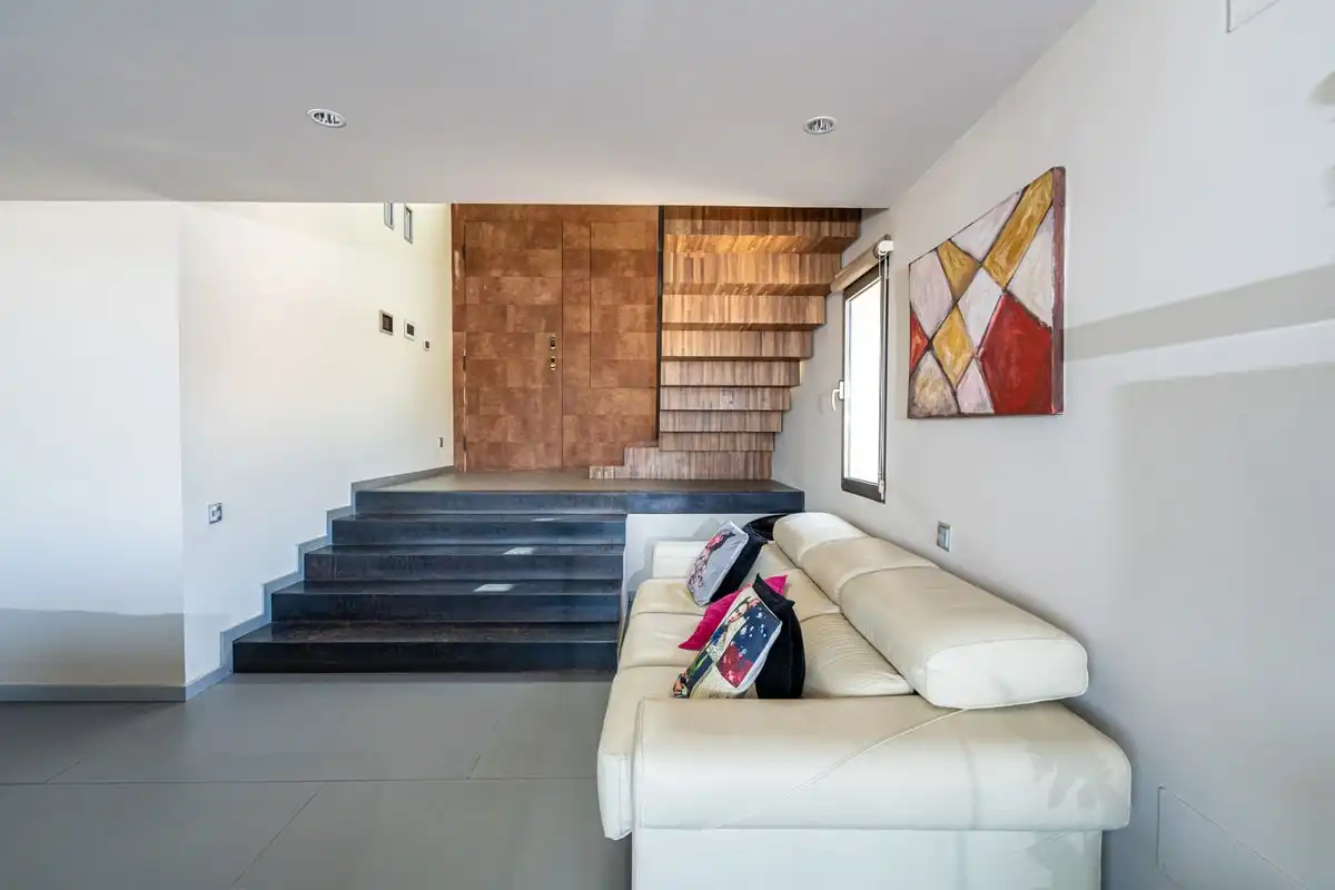 Sala d'estar de Casa o xalet de lloguer en Torrevieja amb Aire condicionat, Calefacció i Jardí privat