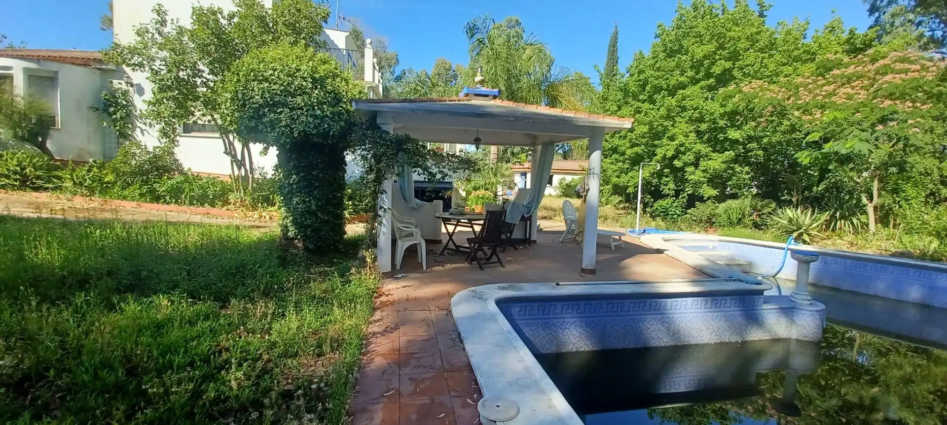 Terraza de Casa o chalet en venta en Castilblanco de los Arroyos con Aire acondicionado, Jardín privado y Terraza