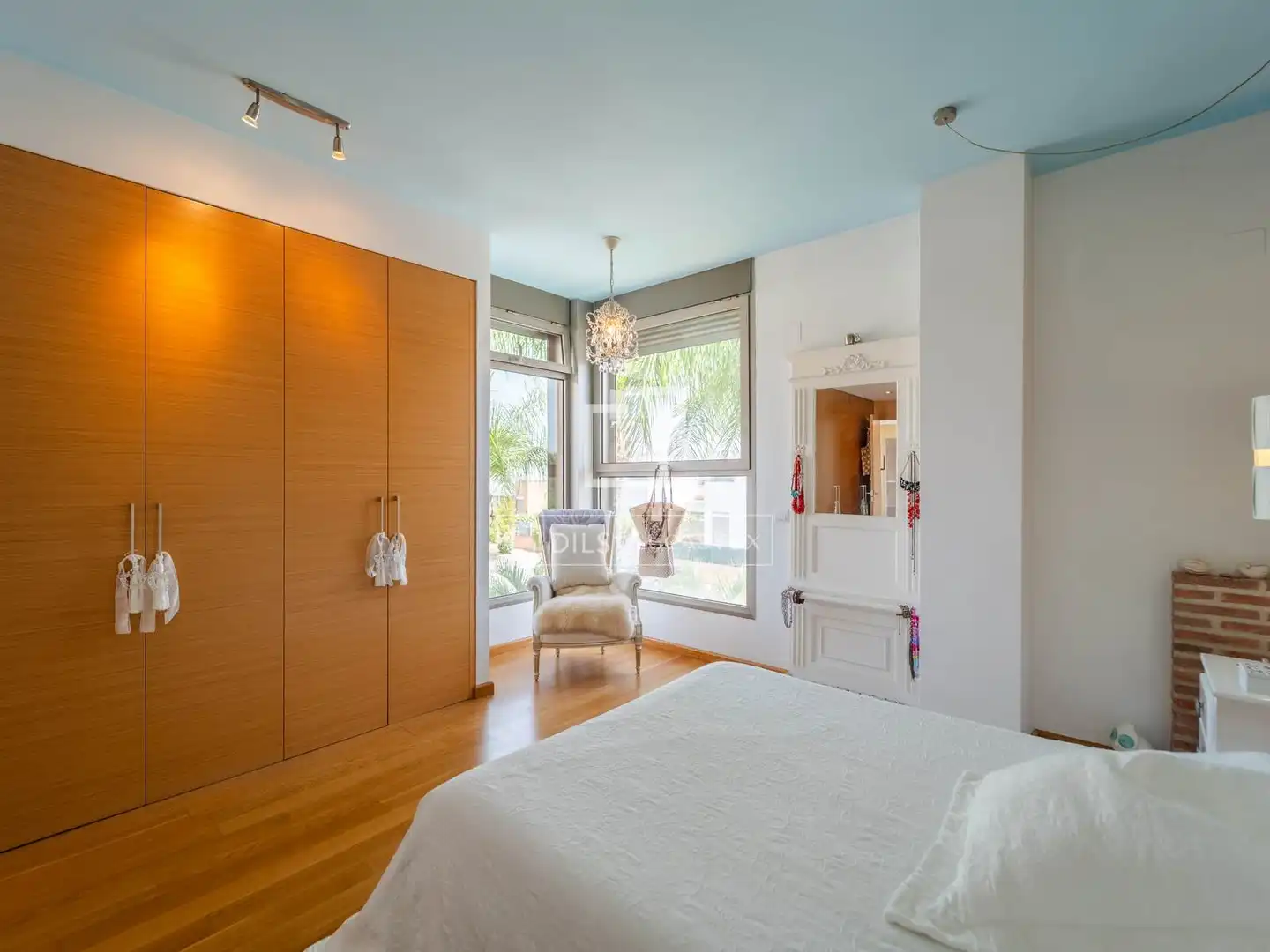 Dormitori de Casa o xalet en venda en Bétera amb Aire condicionat, Jardí privat i Terrassa