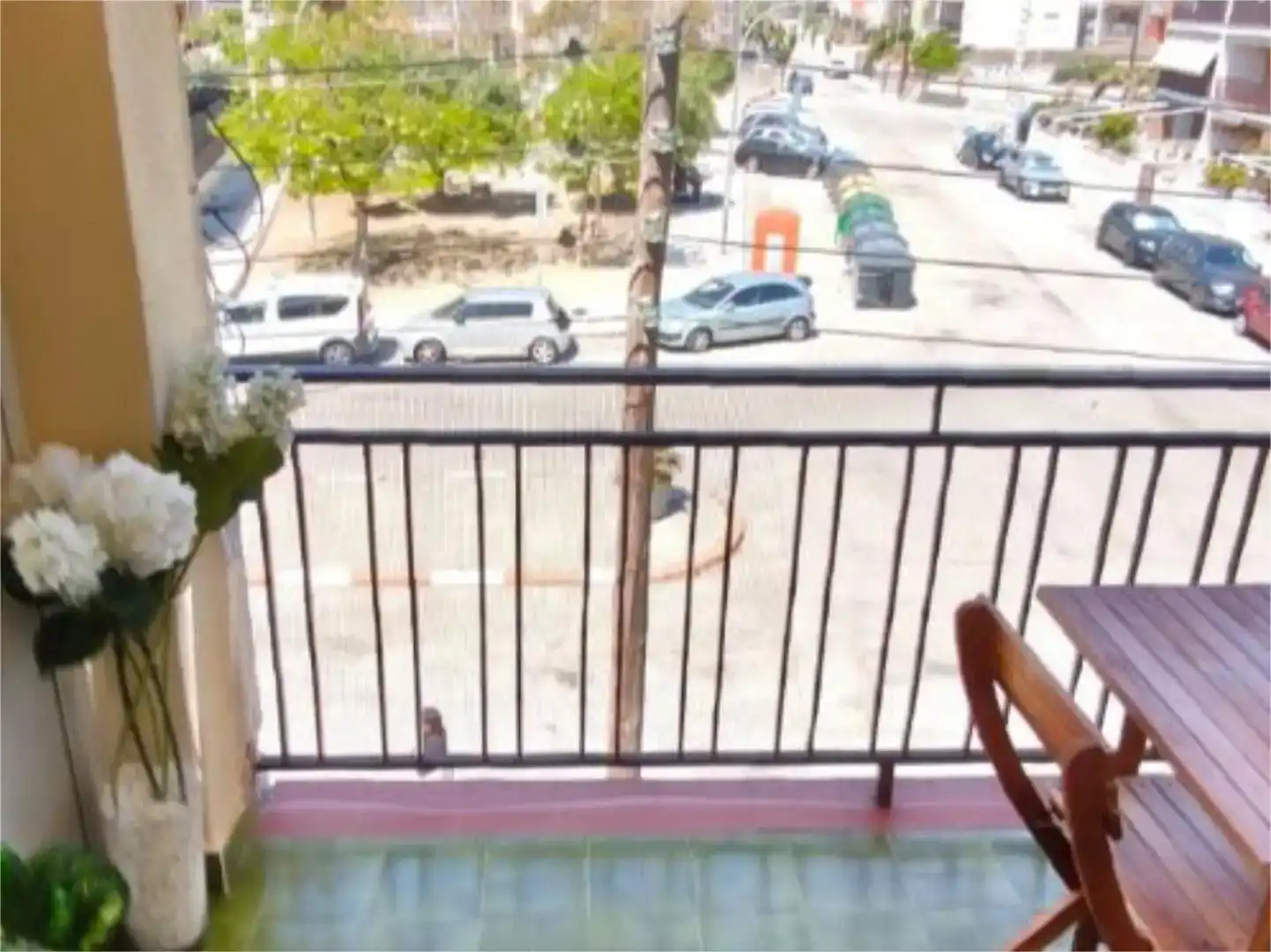 Terrasse von Wohnung zum Verkauf in Cubelles mit Klimaanlage und Balkon