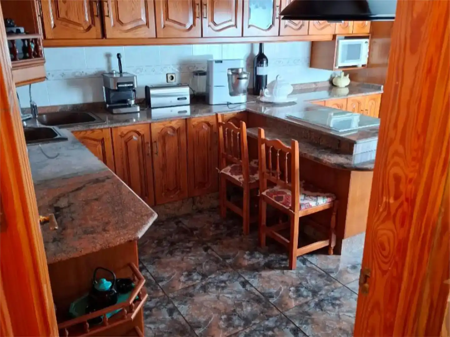 Cuina de Dúplex en venda en Mazarrón amb Aire condicionat i Balcó