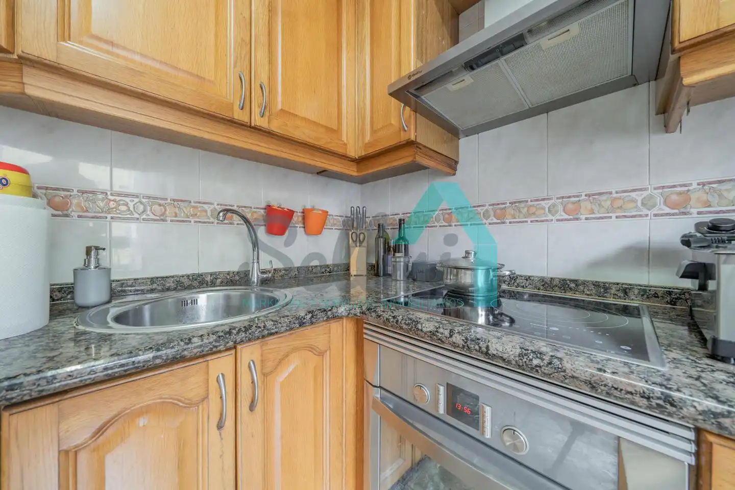 Cocina de Piso de alquiler en Mieres (Asturias) con Calefacción, Parquet y Trastero