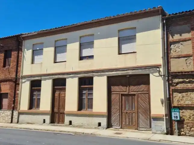 Vista exterior de Casa o chalet en venta en Hospital de Órbigo con Jardín privado y Terraza