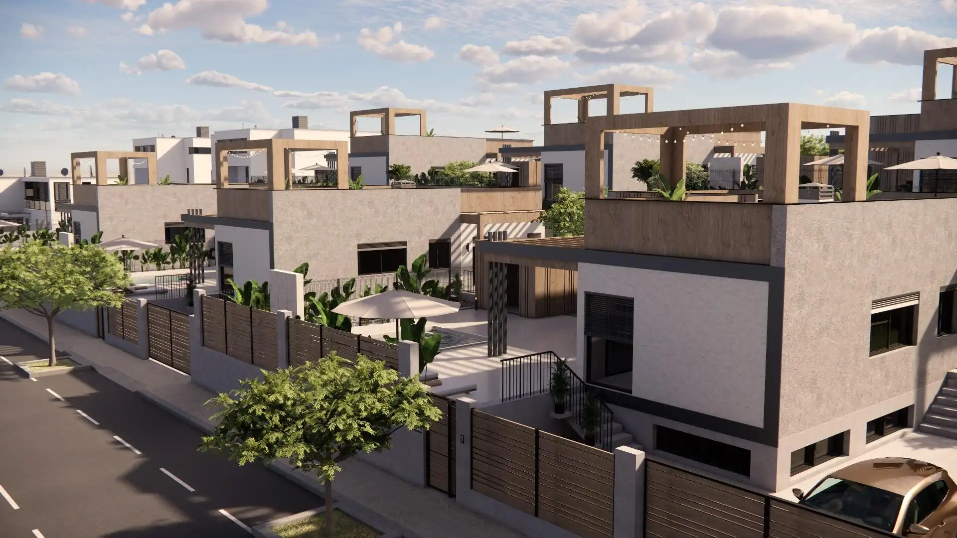 Vista exterior de Casa o xalet en venda en Polop amb Aire condicionat, Calefacció i Jardí privat