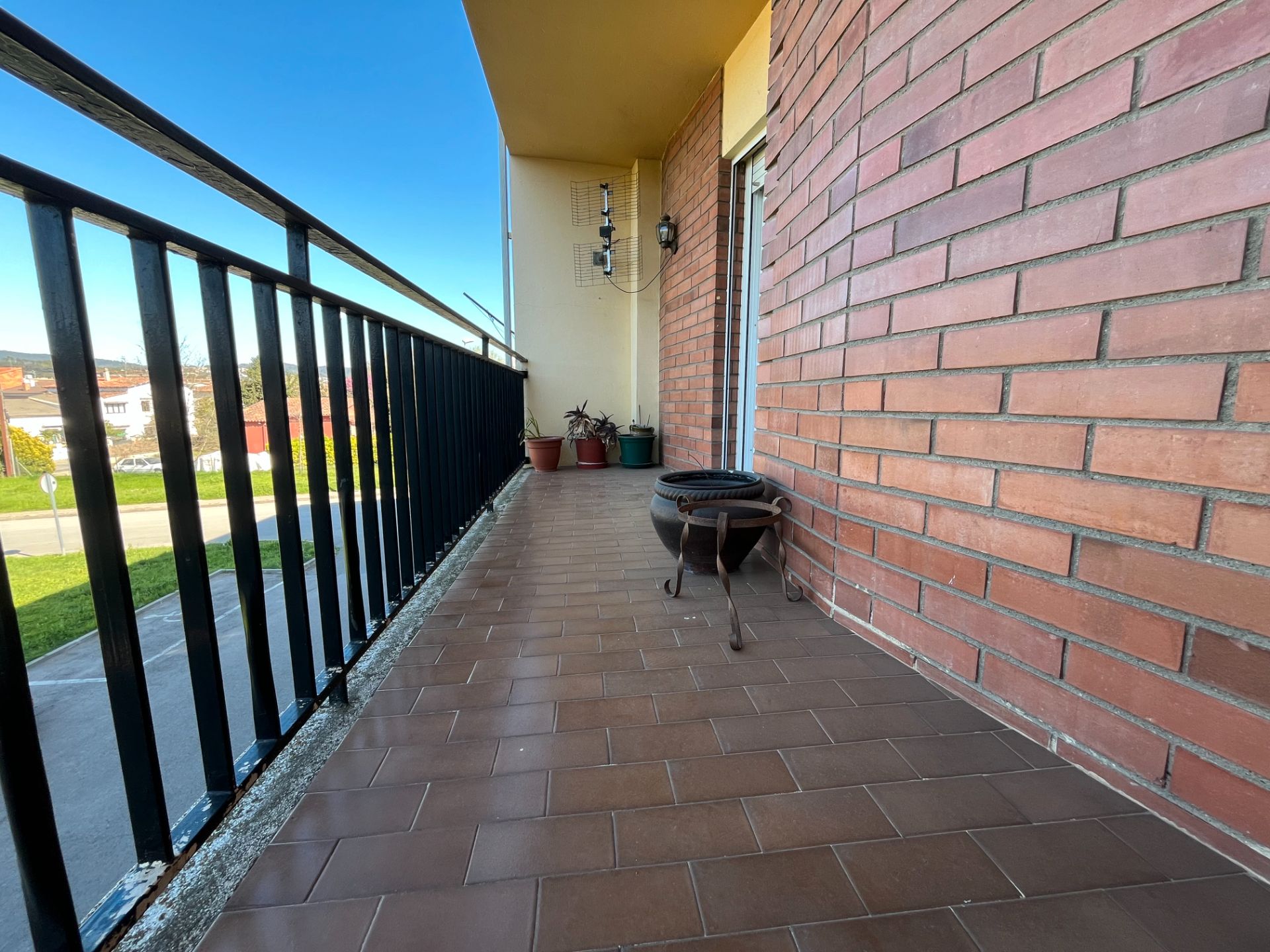 Balcony of Flat for sale in Girona Capital  with Heating, Terrace and Balcony