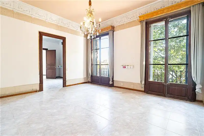 Sala de estar de Piso en venta en  Palma de Mallorca con Balcón