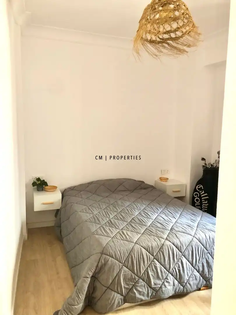 Schlafzimmer von Wohnung zur Miete in Valencia mit Klimaanlage, Heizung und Möbliert