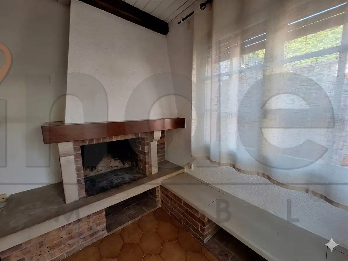 Sala de estar de Casa o chalet en venta en Arenys de Mar con Calefacción, Jardín privado y Parquet