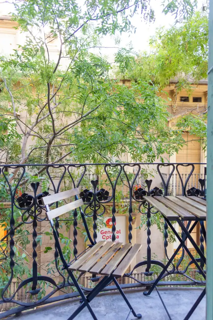 Terraza de Apartamento para compartir en  Palma de Mallorca con Amueblado, Horno y Lavadora
