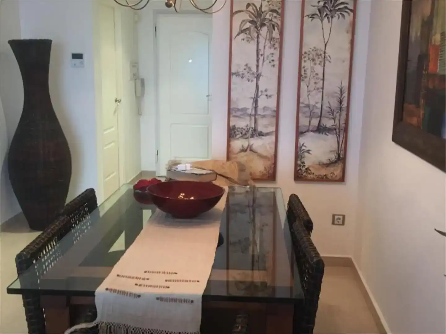Esszimmer von Wohnungen zur Miete in Dénia mit Klimaanlage, Schwimmbad und Balkon