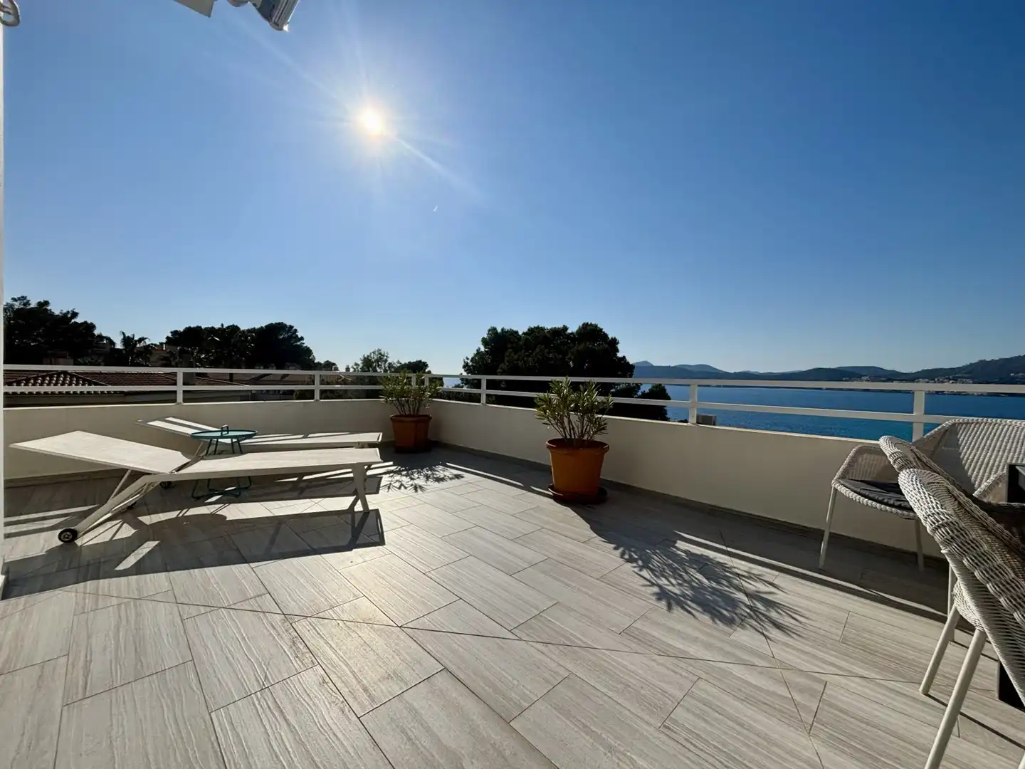 Terrasse von Dachboden zum Verkauf in Calvià mit Klimaanlage, Heizung und Terrasse