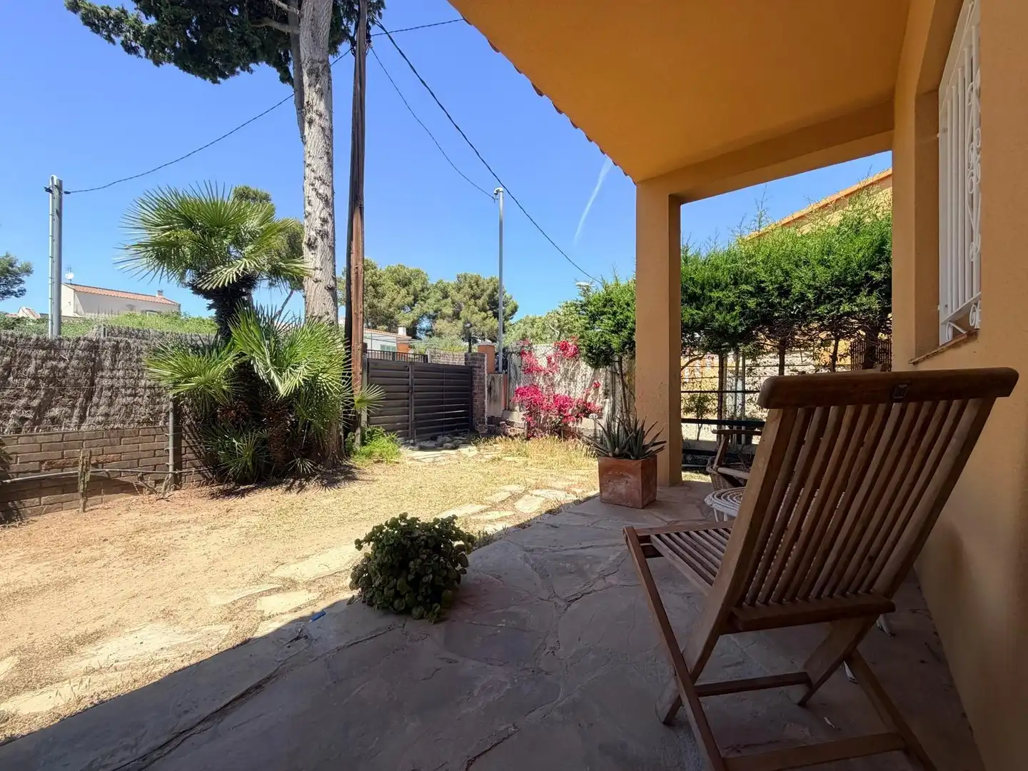 Terrassa de Casa o xalet en venda en Cunit amb Calefacció, Jardí privat i Piscina