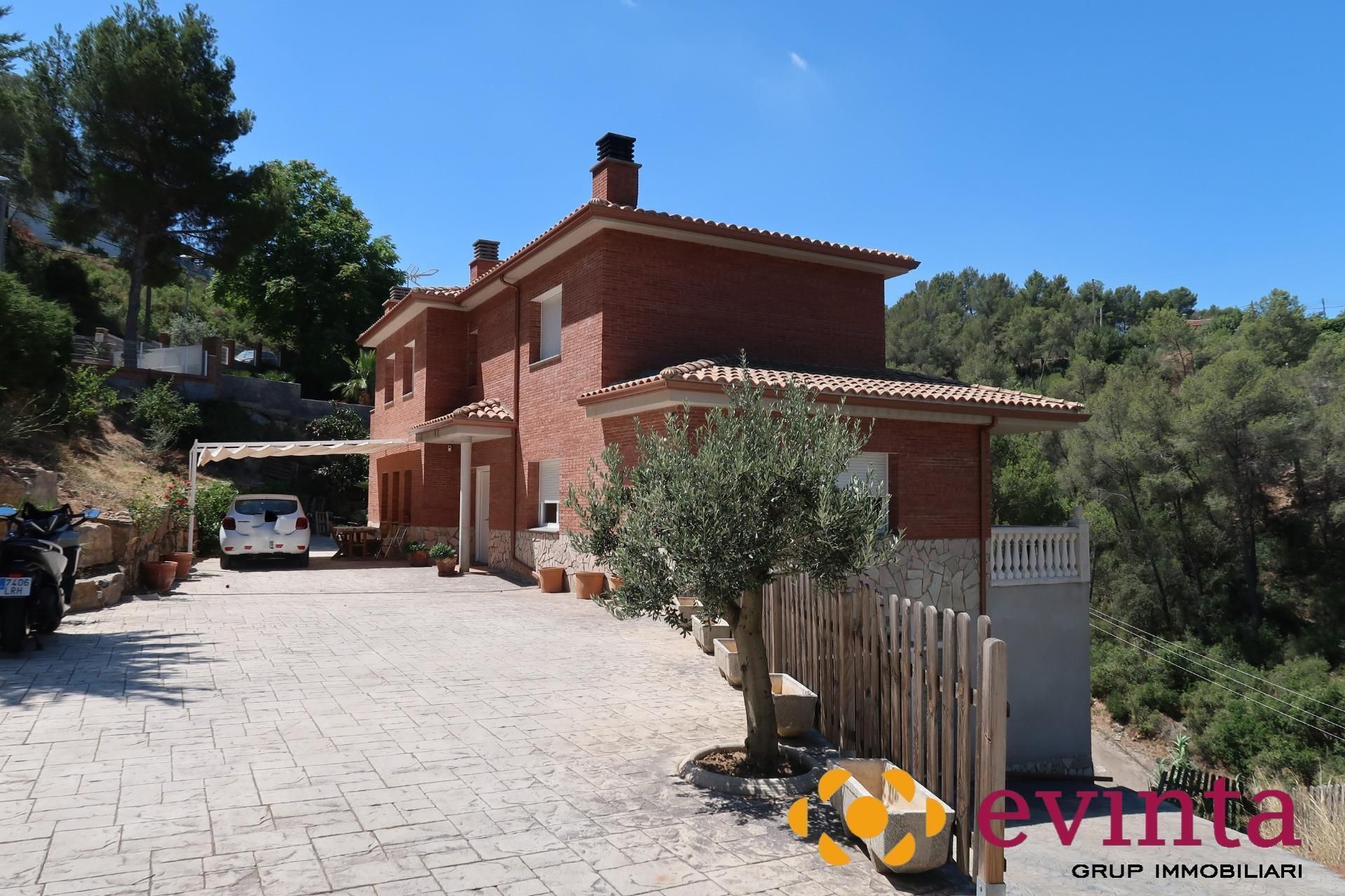 Exterior view of House or chalet for sale in Cervelló  with Air Conditioner, Heating and Private garden