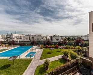 Swimming pool of Apartment for sale in  Madrid Capital  with Air Conditioner