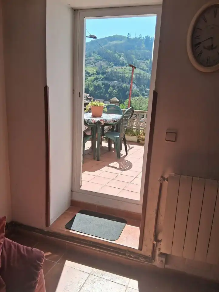 Balcony of Houses for sale in Mieres (Asturias)  with Heating, Terrace and Storage room