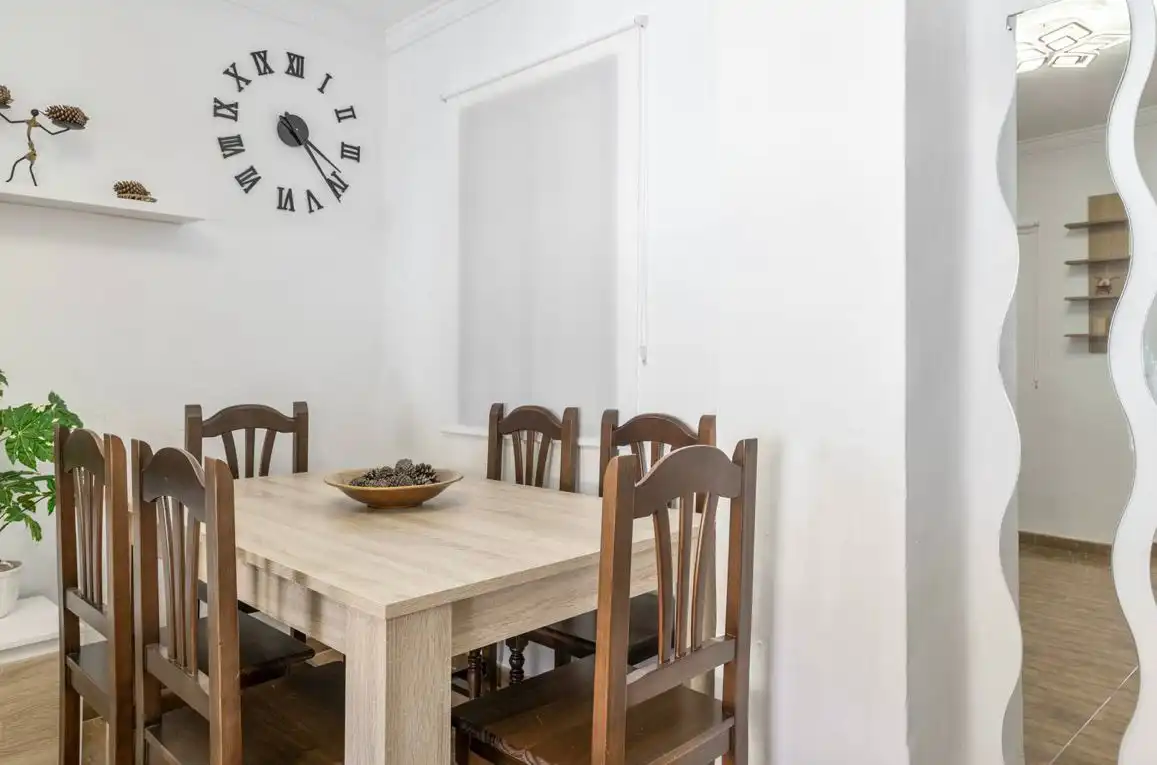 Dining room of Flat for rent in Ronda  with Furnished