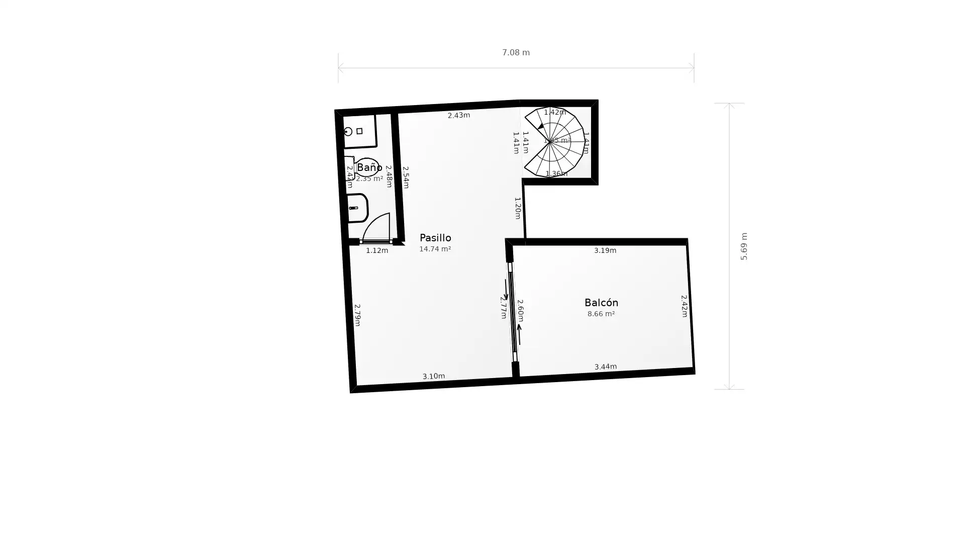 Dúplex en venta en Lloret de Mar con Aire acondicionado y Terraza
