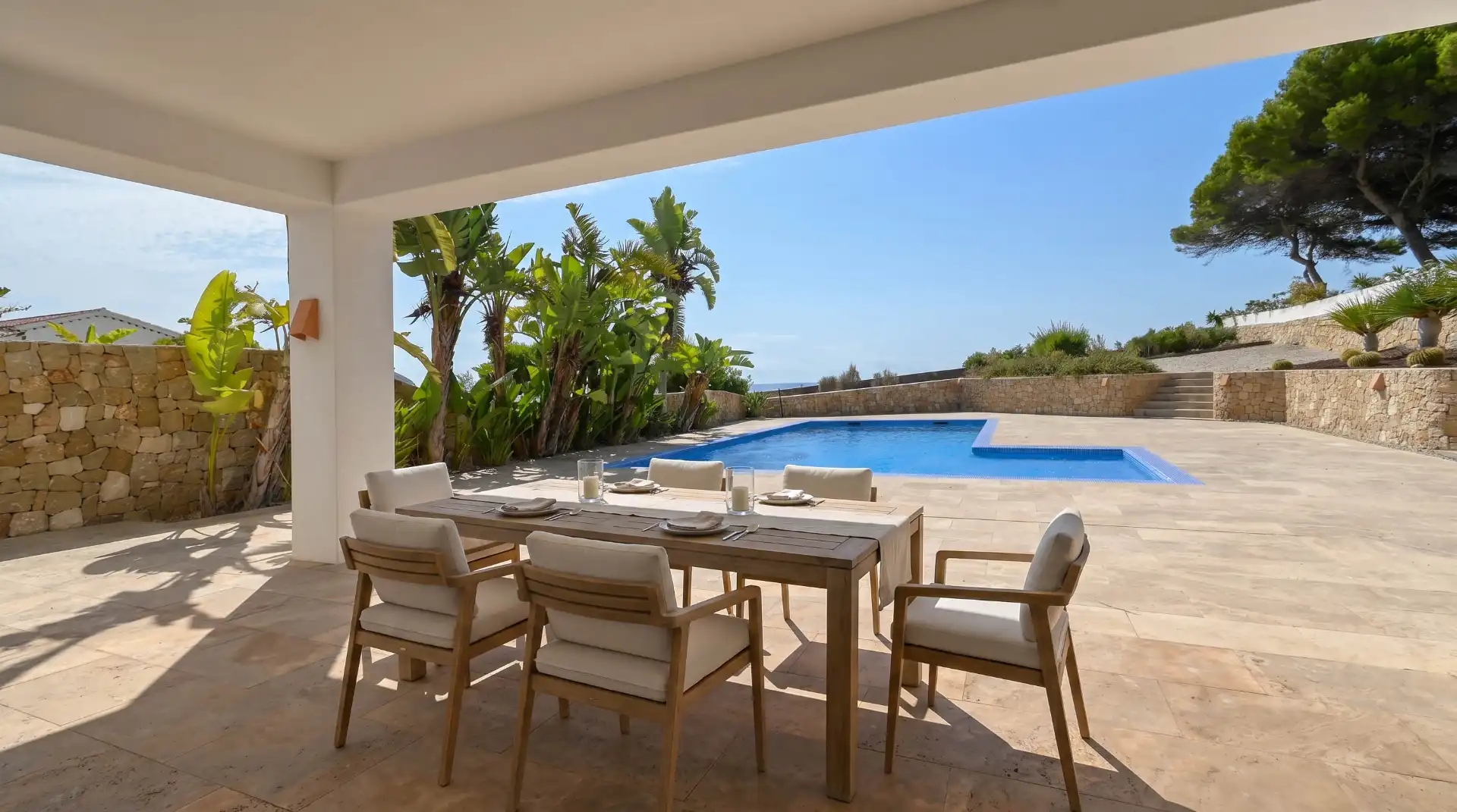 Terrace of Houses for sale in Moraira  with Private garden, Terrace and Swimming Pool