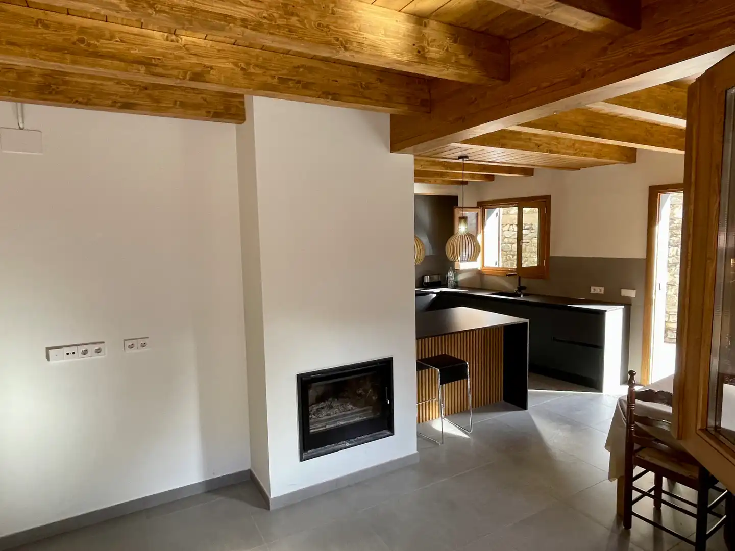 Cocina de Finca rústica en venta en Setcases con Calefacción, Parquet y Trastero