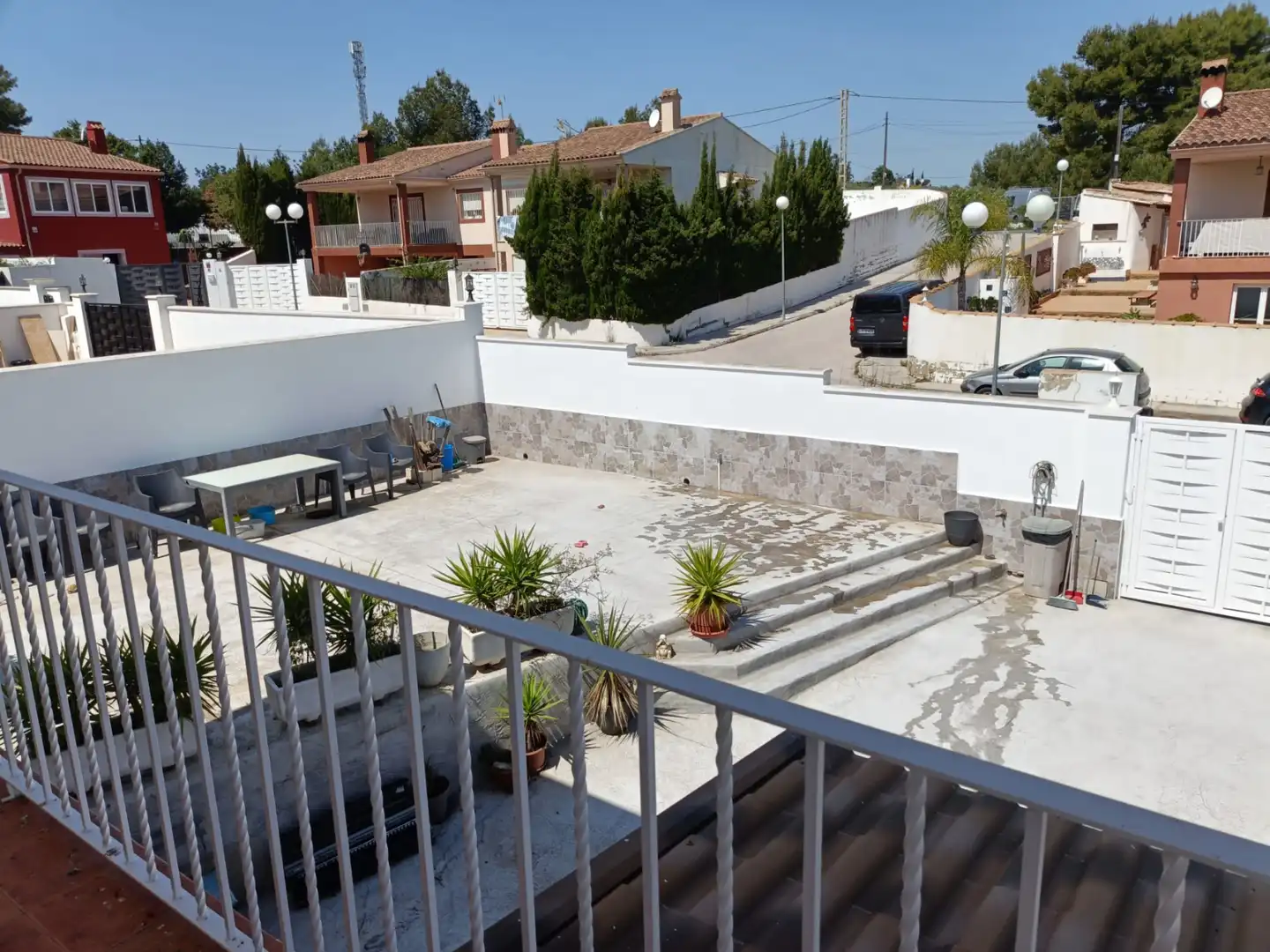 Terrassa de Casa adosada de lloguer en Montserrat amb Calefacció, Jardí privat i Parquet