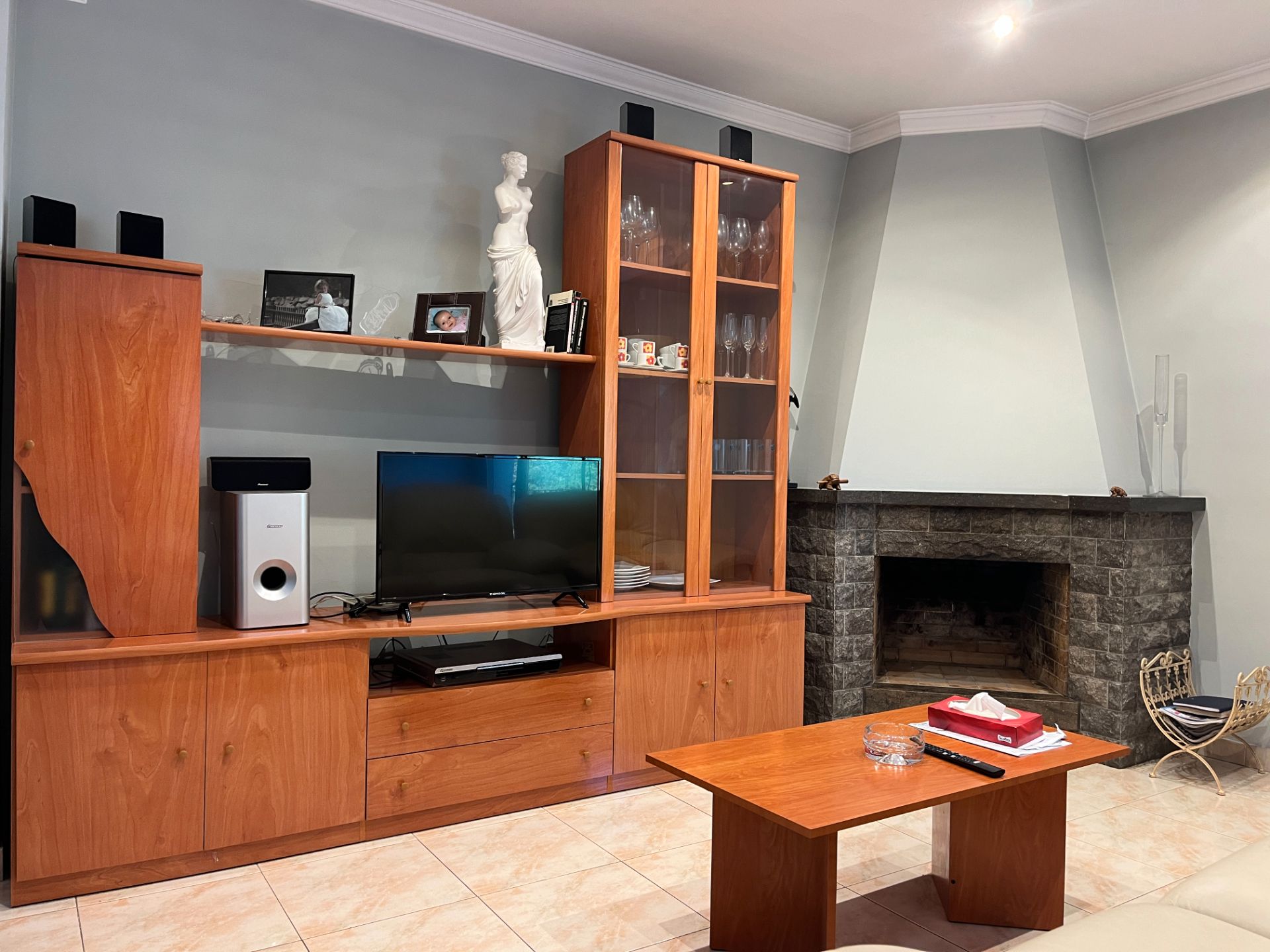 Sala d'estar de Pis en venda en Sant Hilari Sacalm amb Calefacció, Moblat i Forn