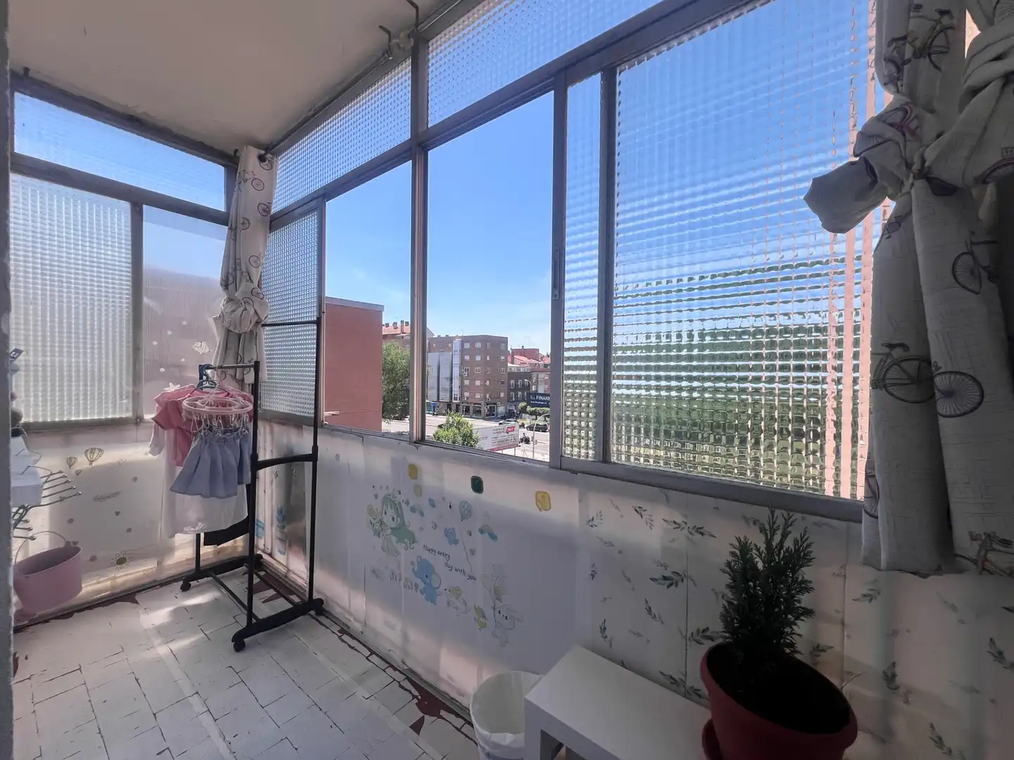 Balcony of Flat for sale in Madrid  with Air Conditioner, Heating and Terrace