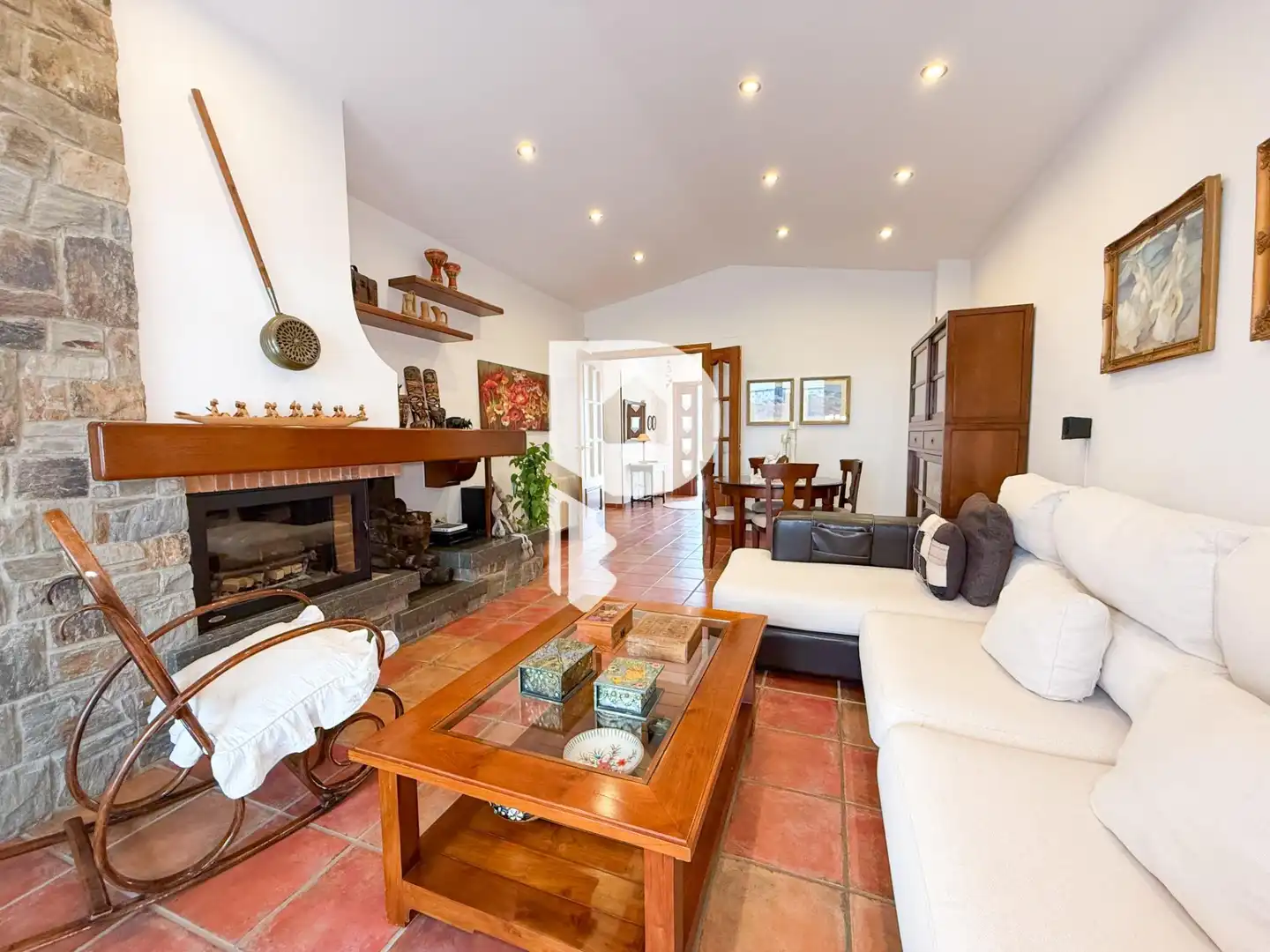 Living room of Houses for sale in Rubí  with Private garden, Terrace and Balcony