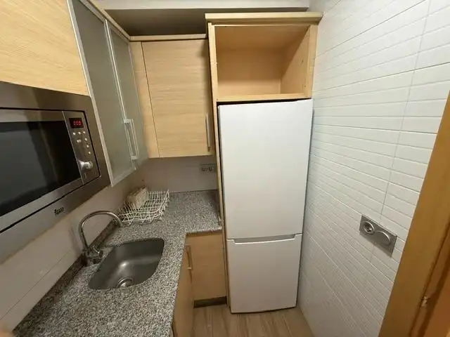 Cocina de Apartamento de alquiler en Murcia con Aire acondicionado, Calefacción y Parquet