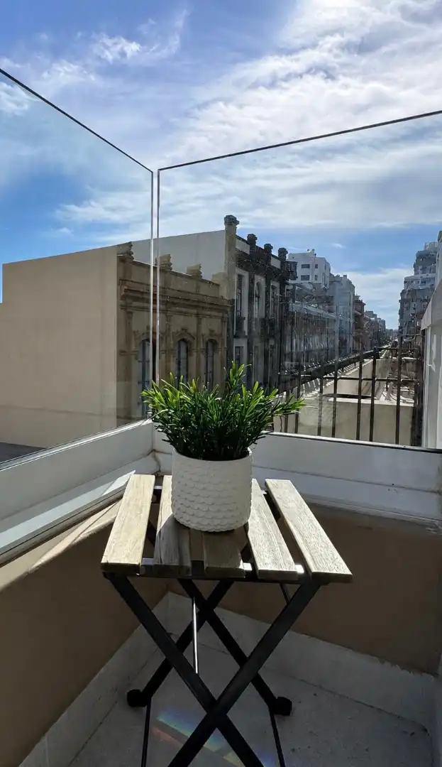 Balcony of Apartments for rent in Santa Cruz de Tenerife  with Furnished, Oven and TV