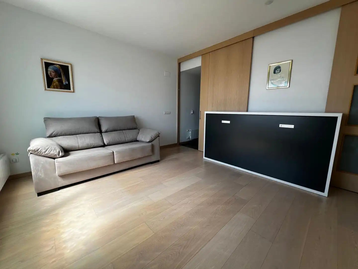 Sala de estar de Piso en venta en Vitoria - Gasteiz con Calefacción, Parquet y Terraza