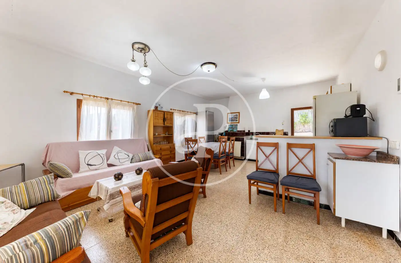 Wohnzimmer von Wohnung zum Verkauf in Santanyí mit Privatgarten