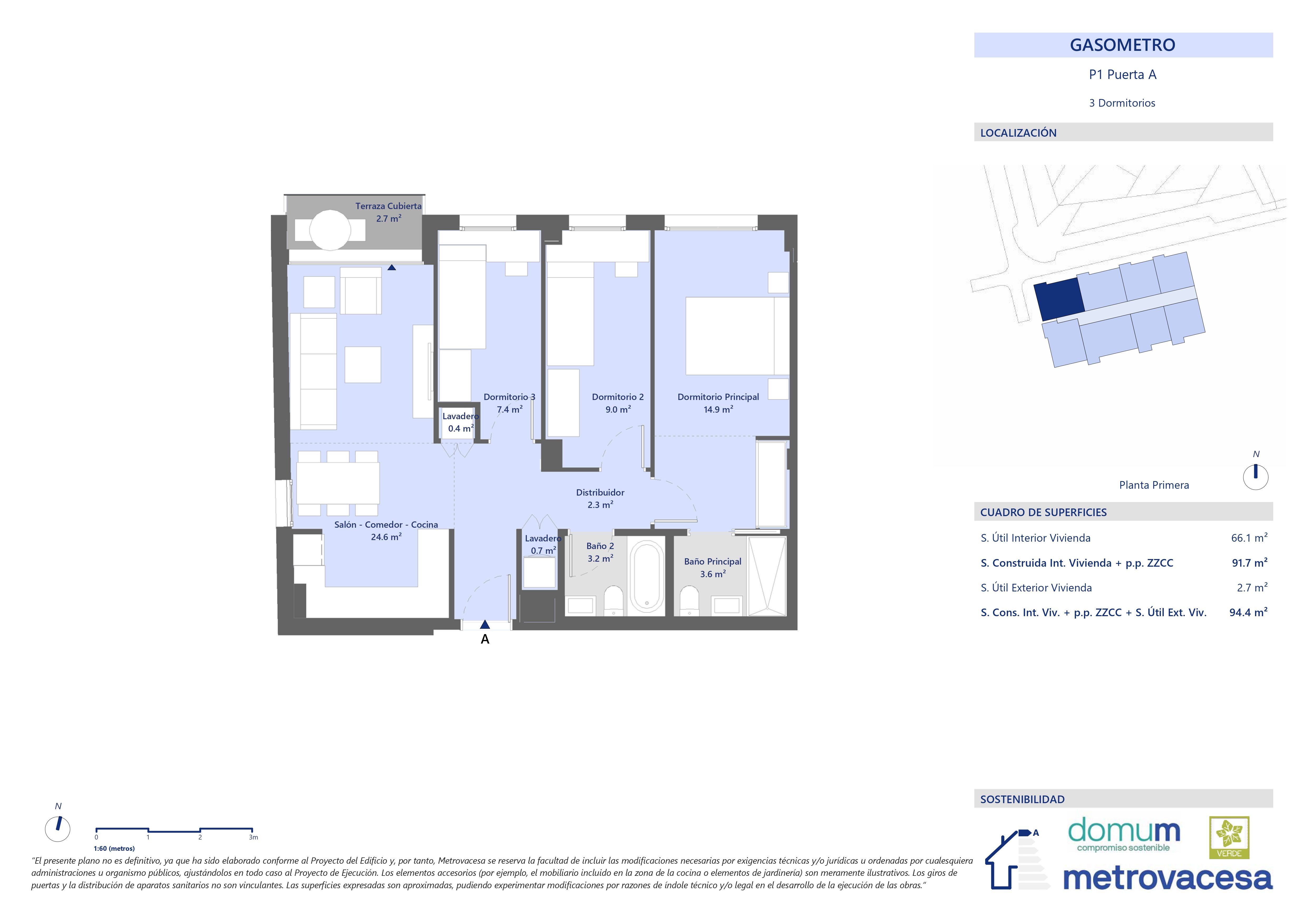 Flat for sale in Gasómetro, Roger de Llúria, Gibert y Pare Font, Segle XX, Sud